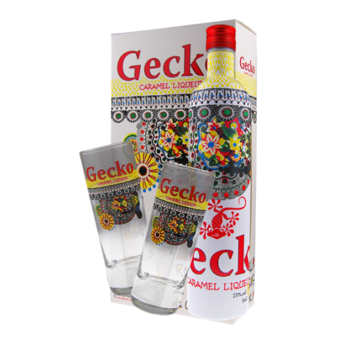 Gecko Caramel Vodka Giftset